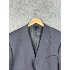 Martino Blazer Mens 42R Gray Hi New Tex Super Wool Feels Sport Coat Jacket New